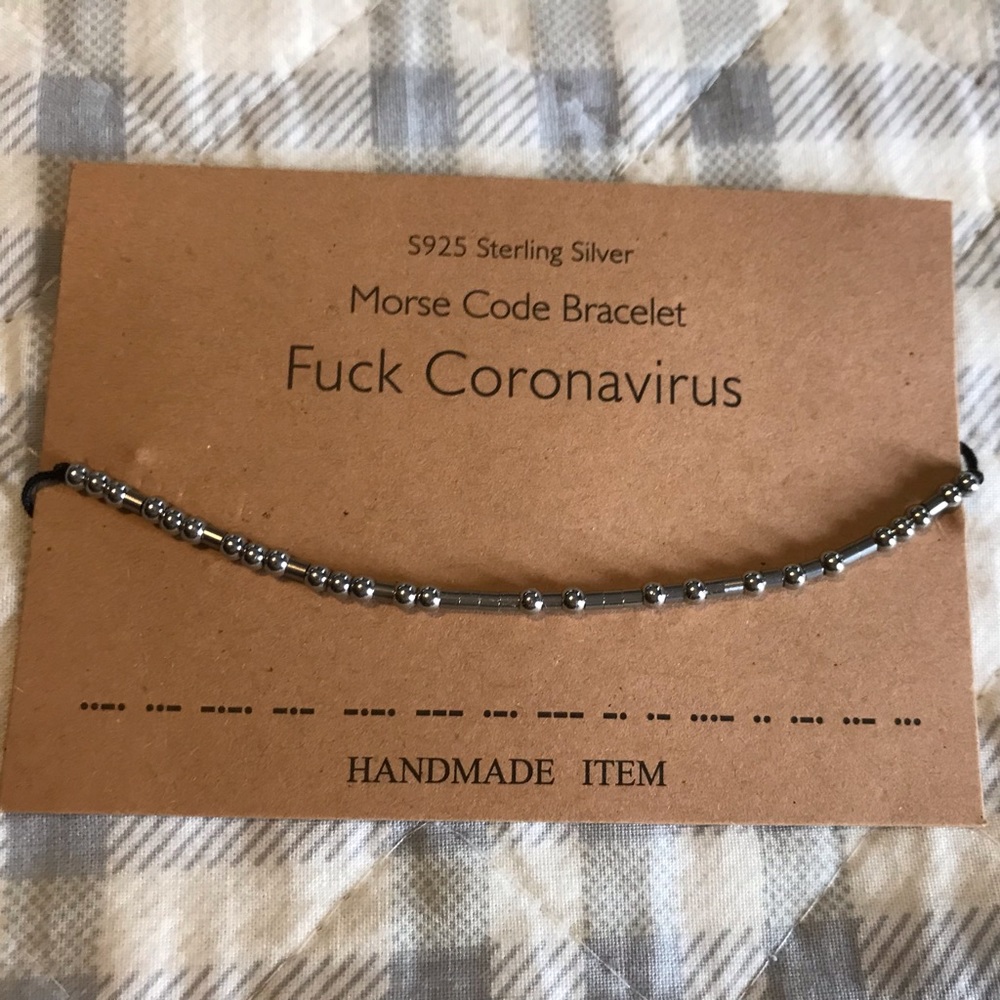 Morse Code bracelet